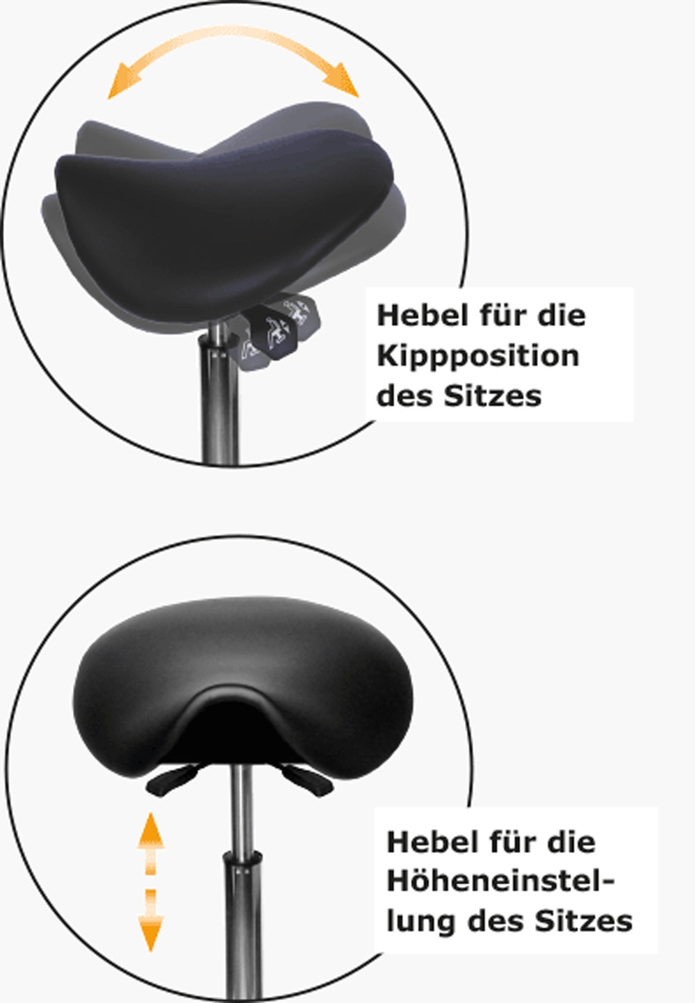 Sanus® Saddle Chair
