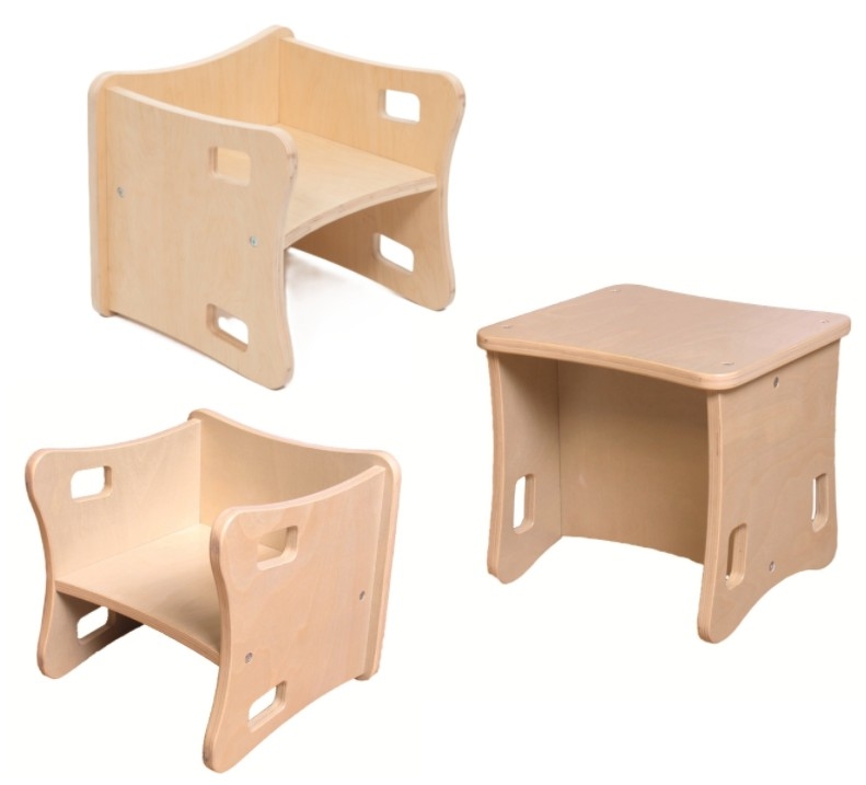 Reversible stool / three-step stool