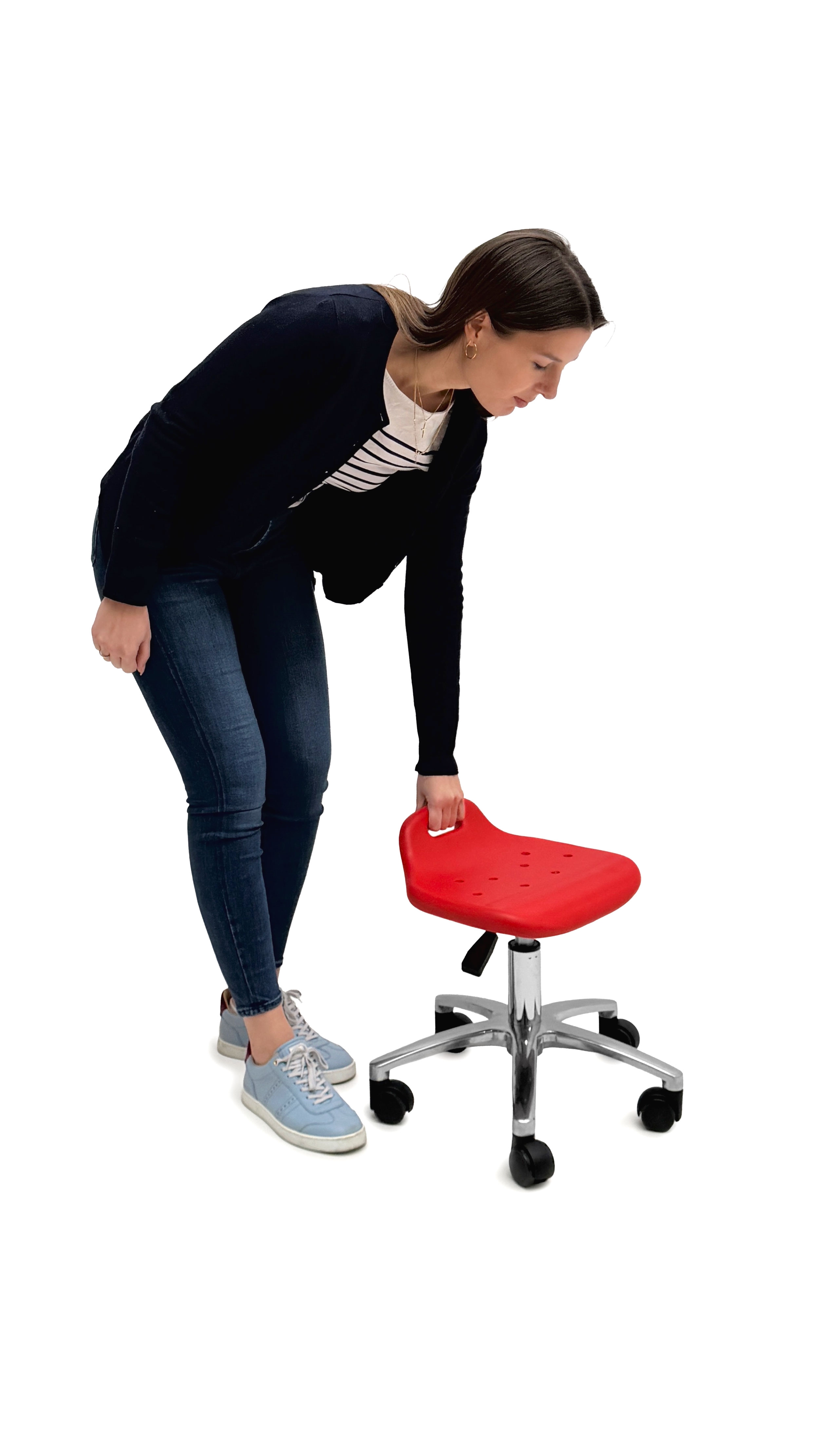 Stool Carry red
