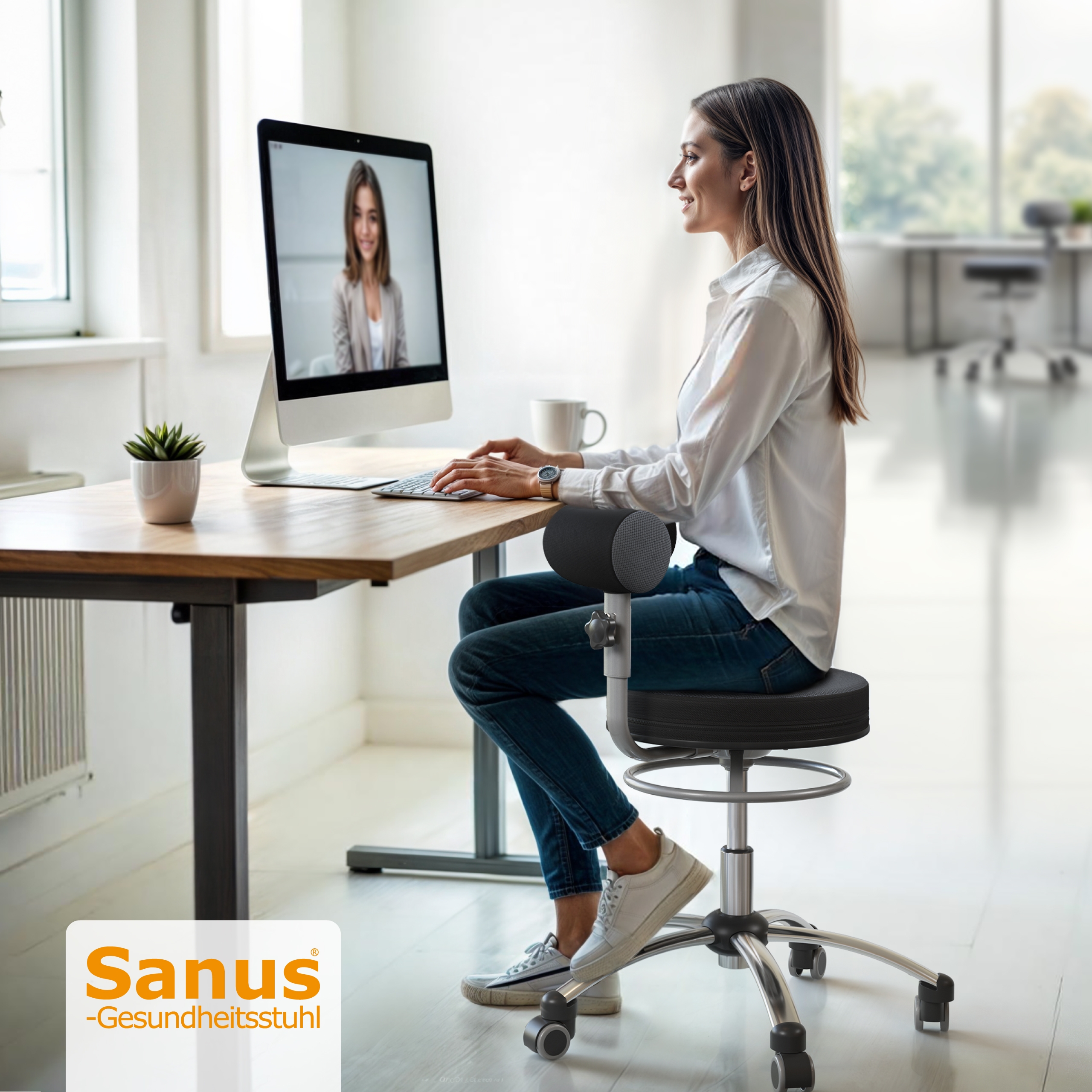 Sanus®-Gesundheitsstuhl Stoff LH