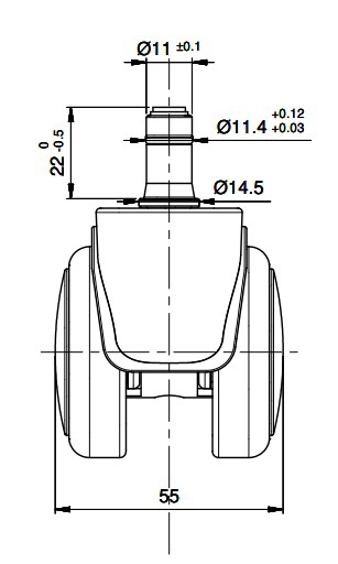 Sanus® replacement roll Sit & Stop (piece)