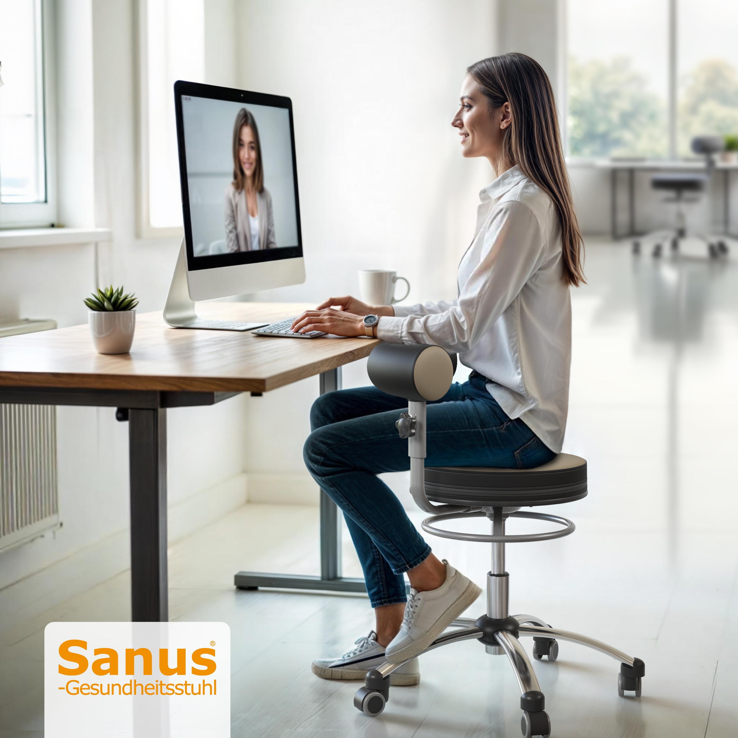 Sanus®-Gesundheitsstuhl Kunstleder LH